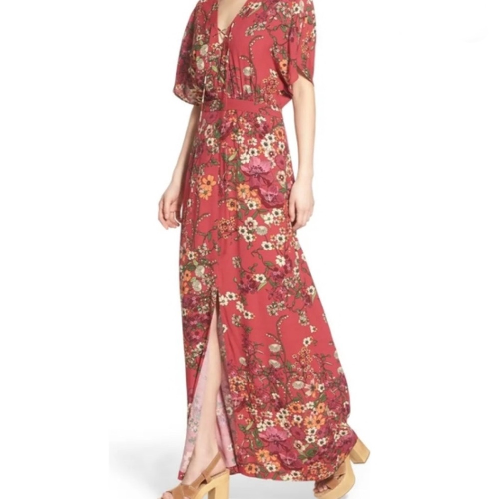 WAYF Floral Maxi Dress